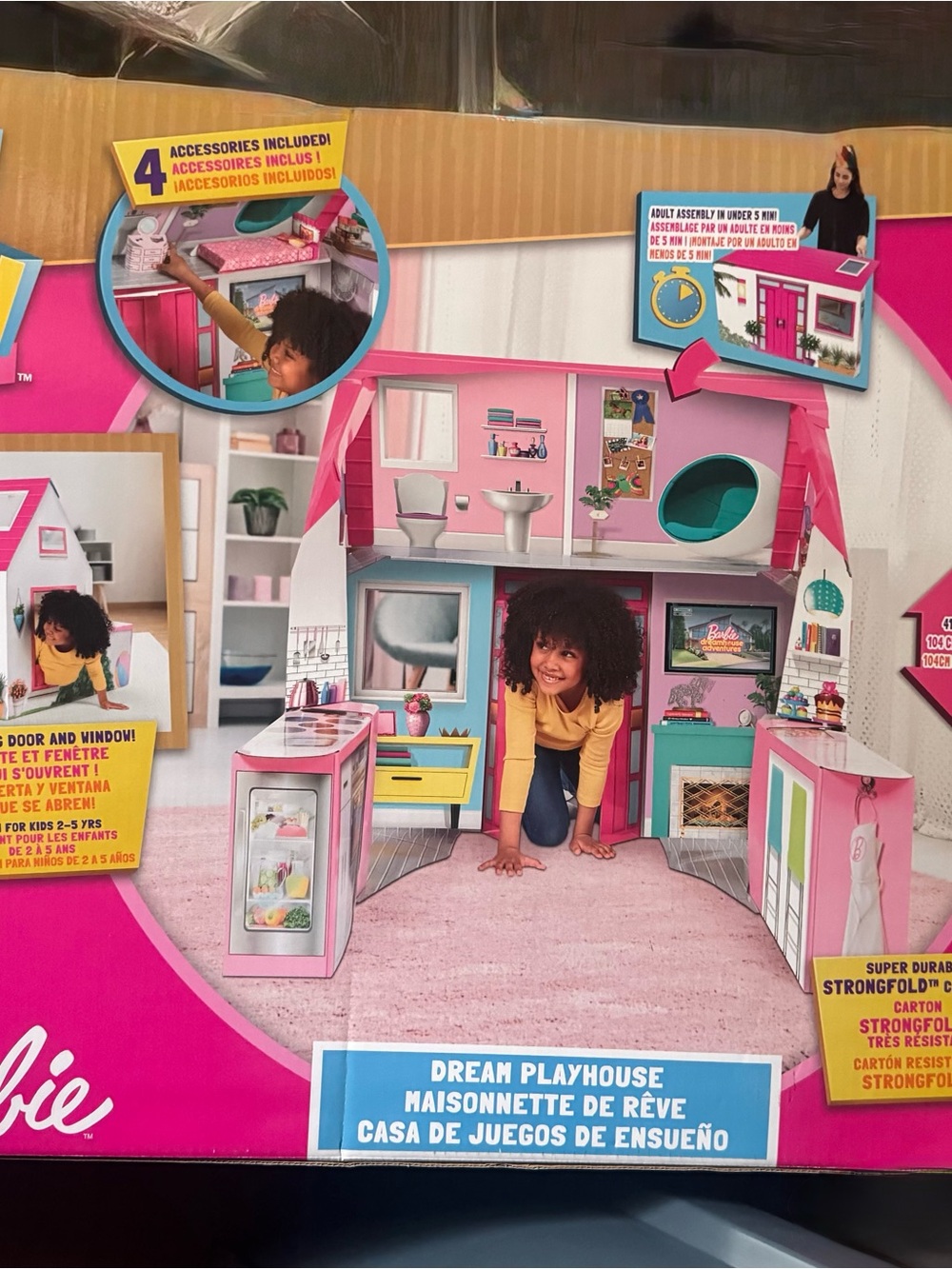 Barbie Dream Playhouse - Pink, Teal & White Playset